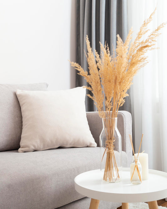 Fiori di Pampas in casa minimal