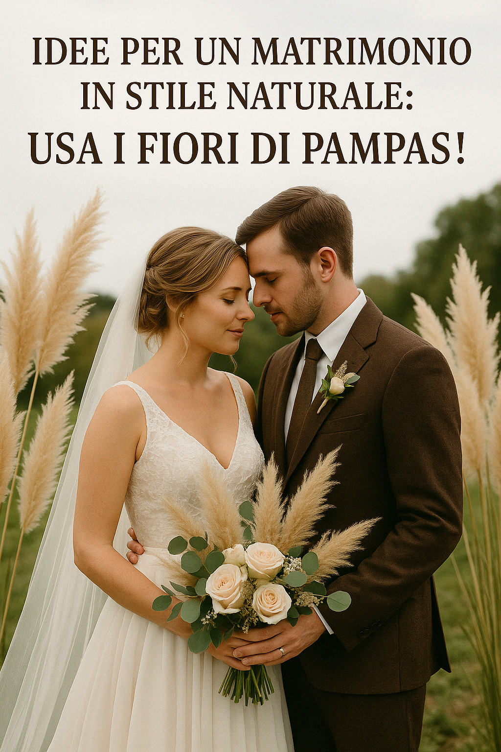 Idee per un Matrimonio in Stile Naturale: Usa i Fiori di Pampas!